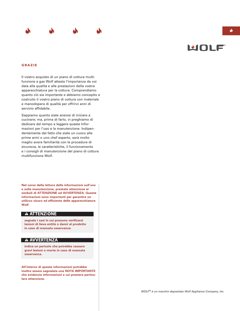 Wolf MULTI FUNCTION COOKTOP ICBIM15 User Manual | Page 43 / 72
