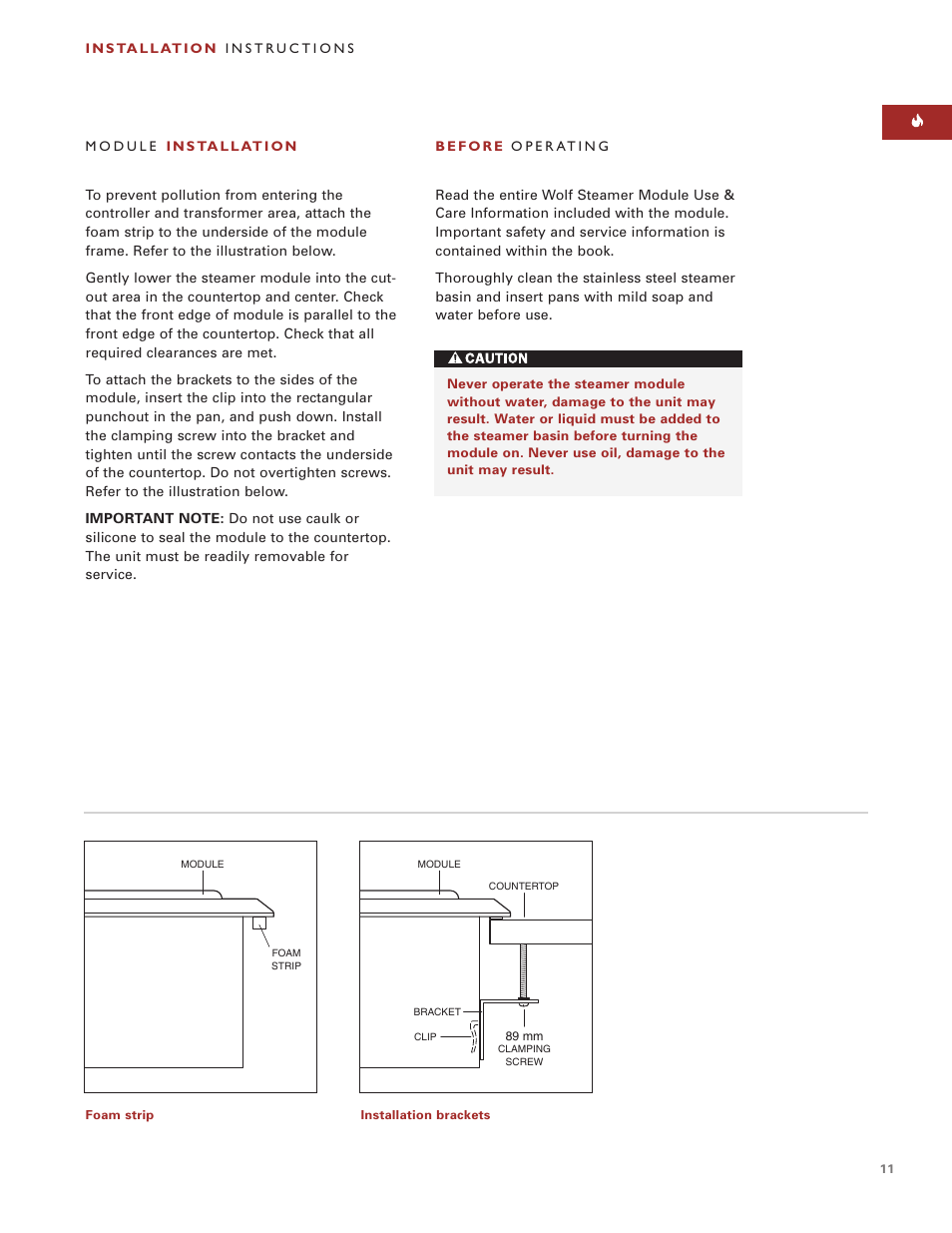 Wolf ICBIS15/S User Manual | Page 10 / 43