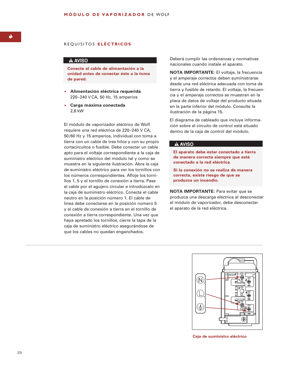 Wolf ICBIS15/S User Manual | Page 19 / 43