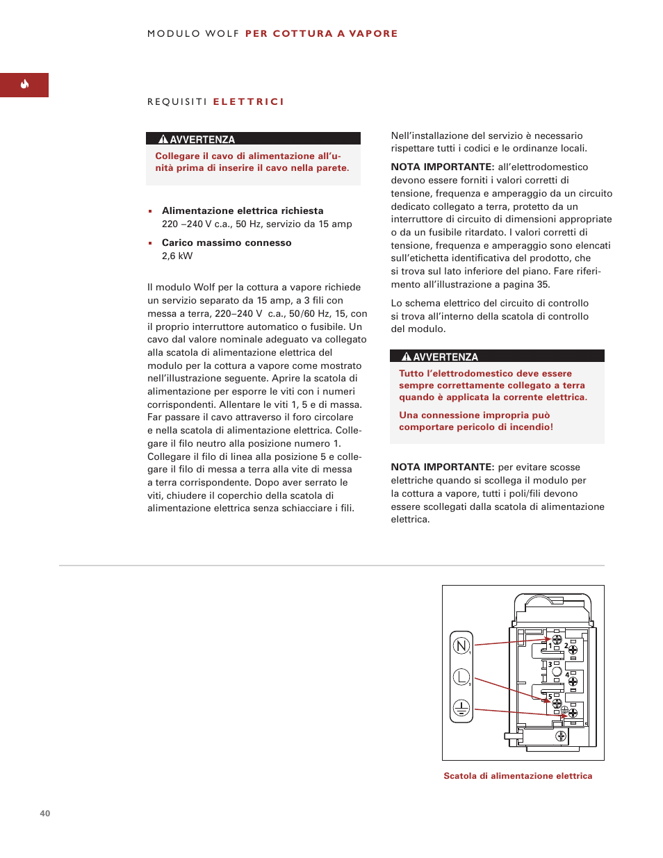 Wolf ICBIS15/S User Manual | Page 39 / 43