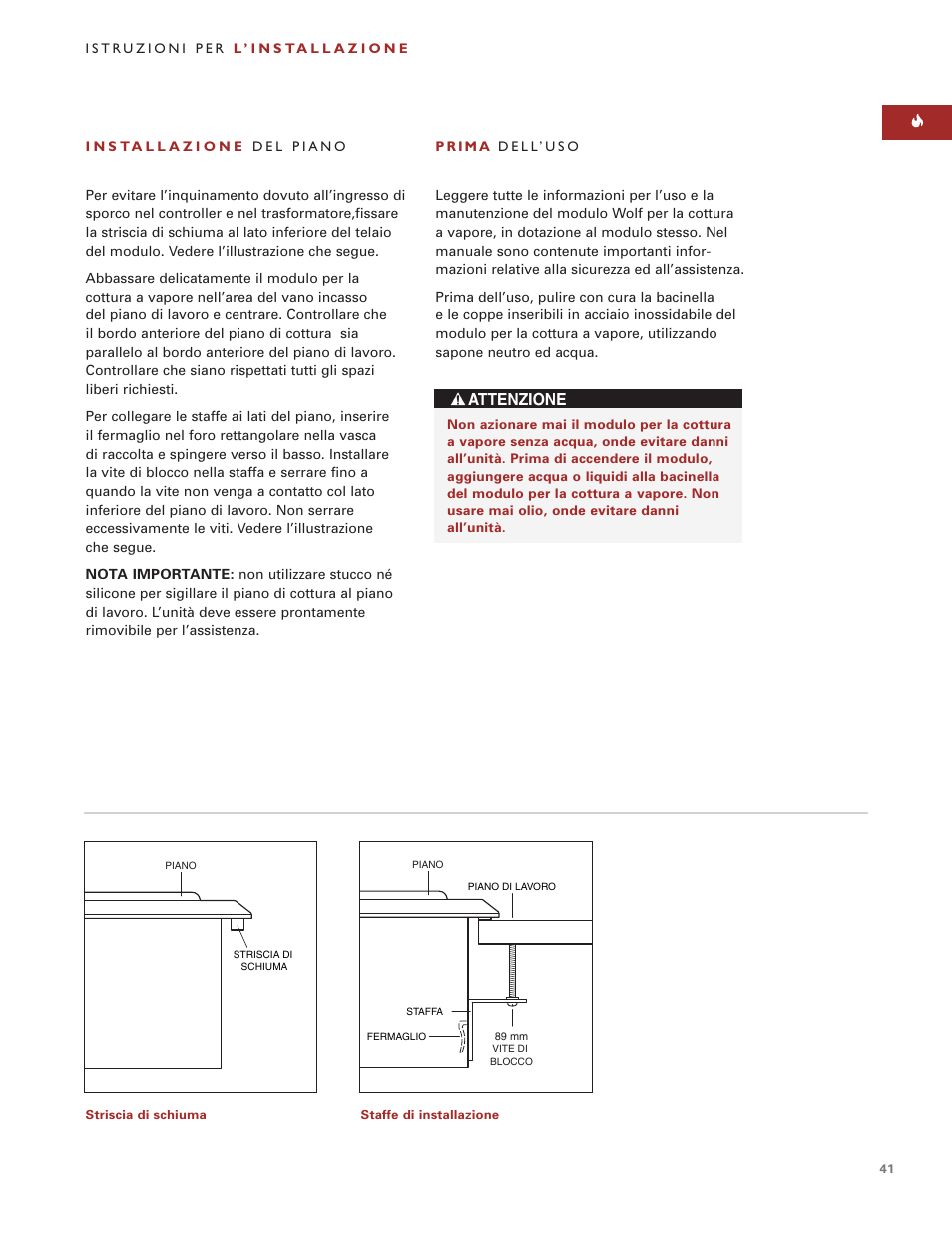Wolf ICBIS15/S User Manual | Page 40 / 43