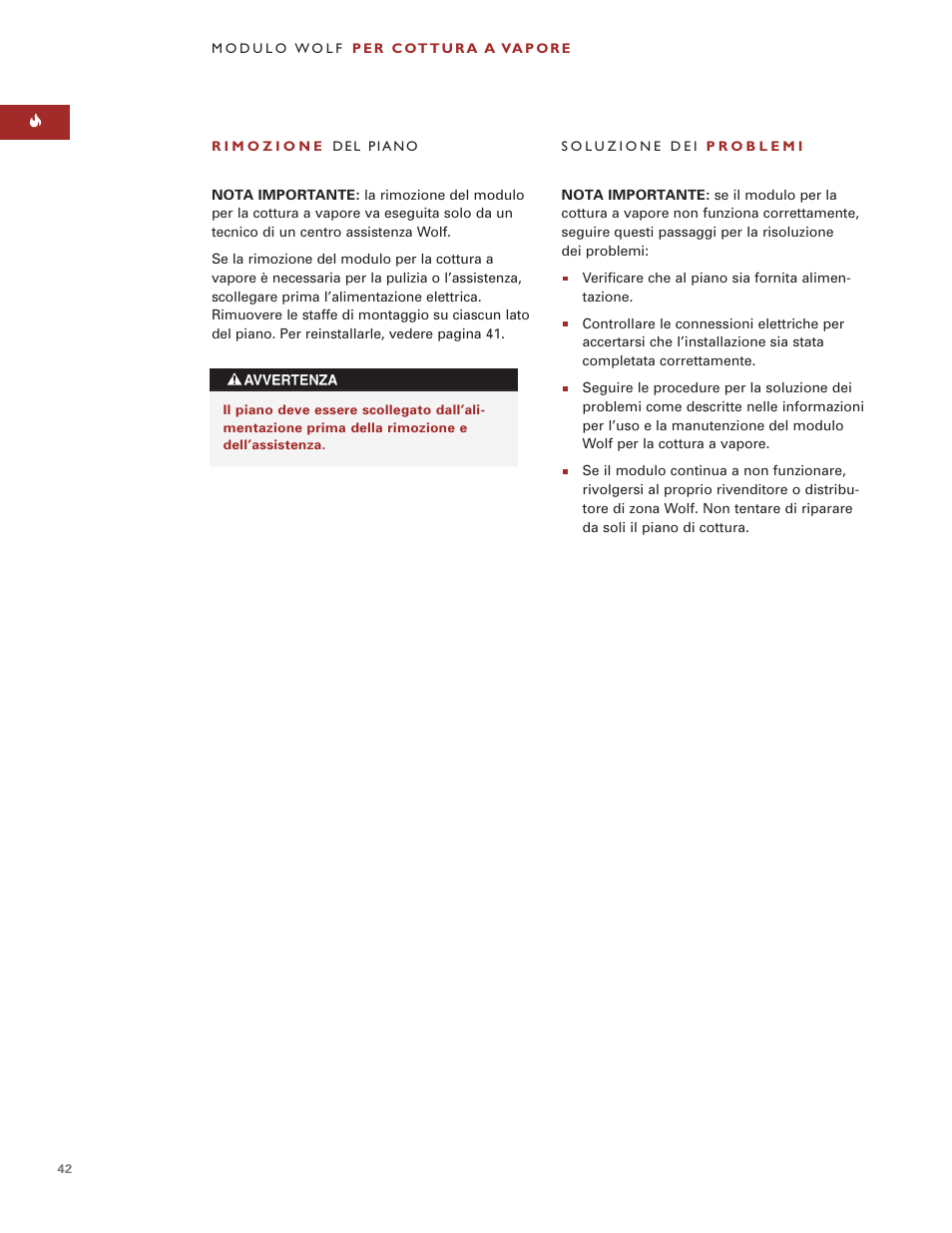 Wolf ICBIS15/S User Manual | Page 41 / 43