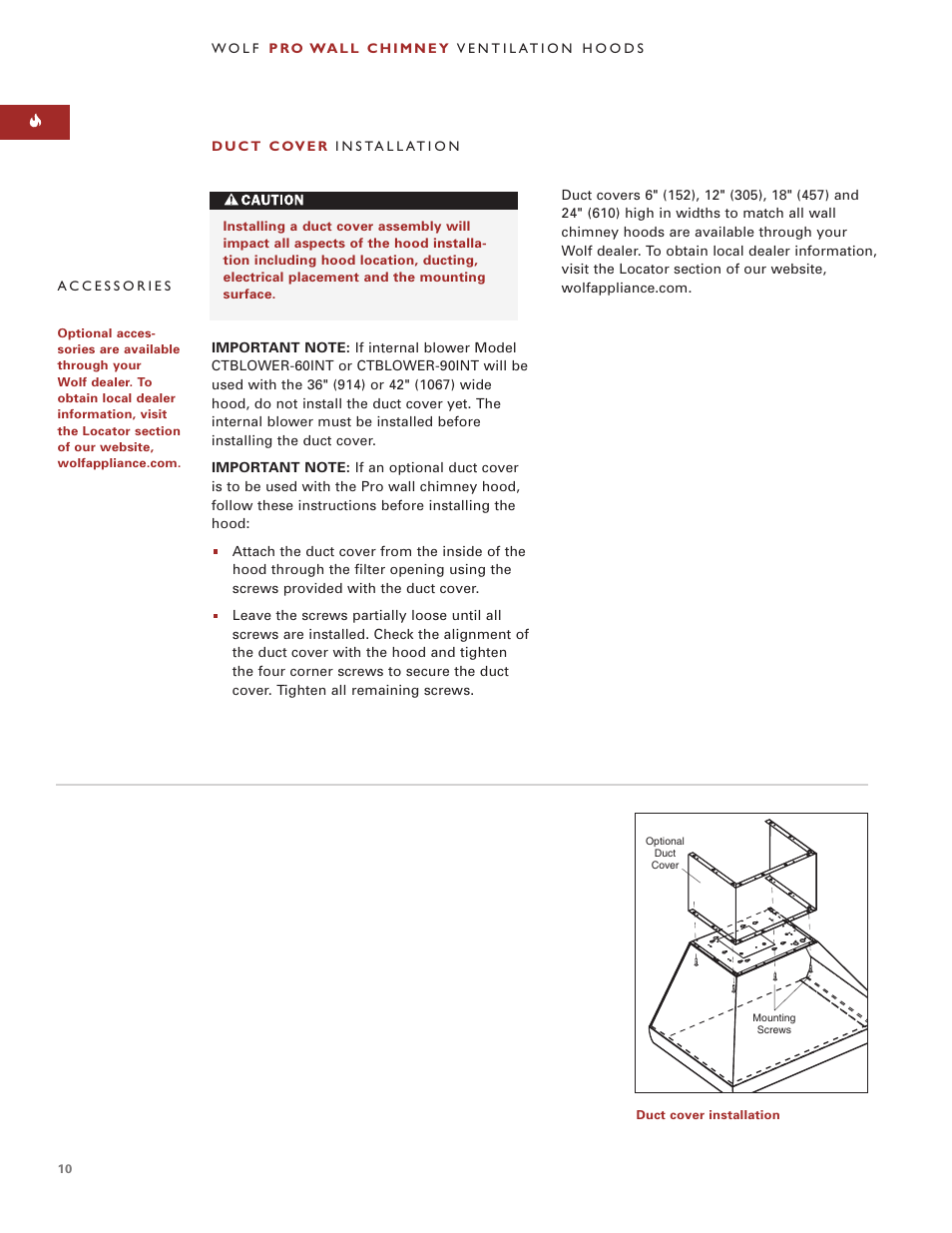 Wolf Pro Wall User Manual | Page 10 / 20