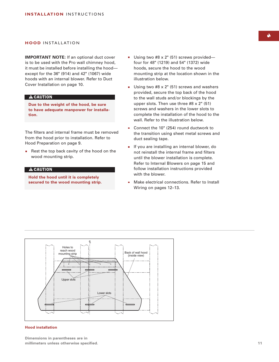 Wolf Pro Wall User Manual | Page 11 / 20