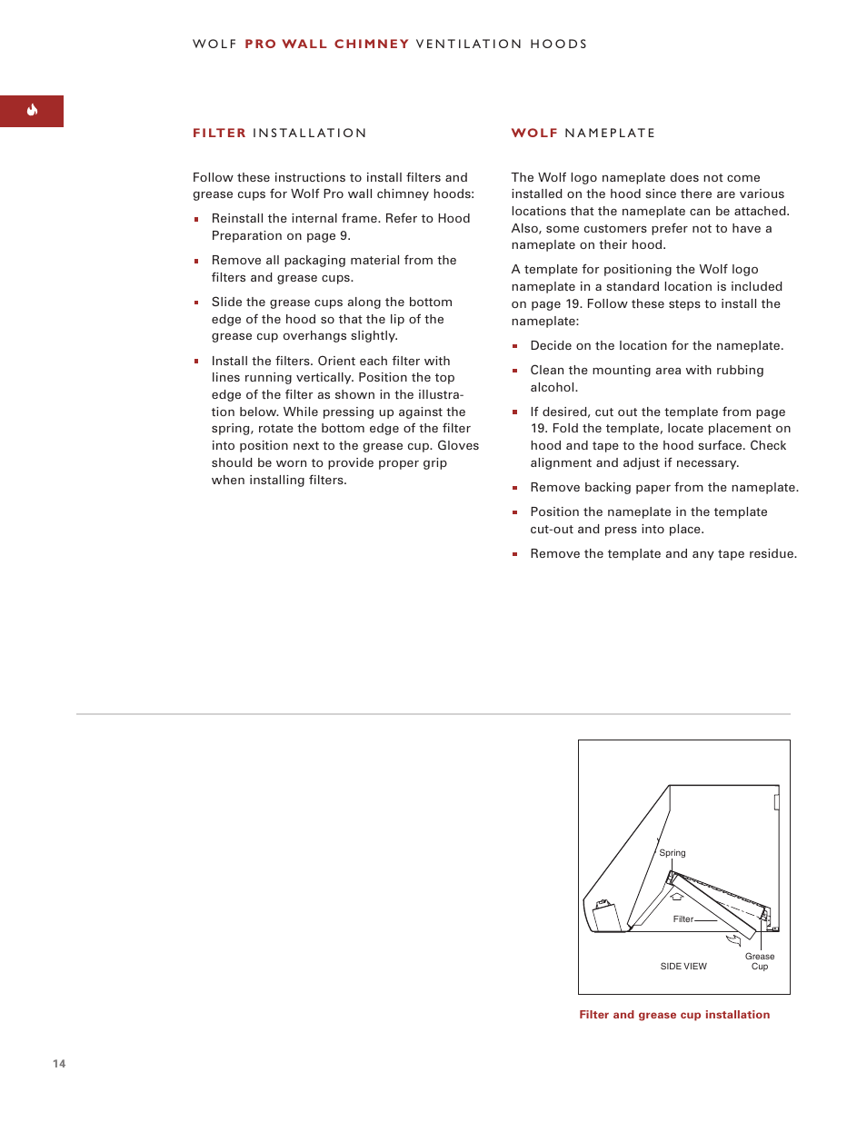 Wolf Pro Wall User Manual | Page 14 / 20
