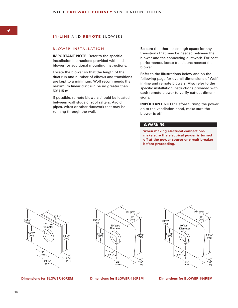 Wolf Pro Wall User Manual | Page 16 / 20