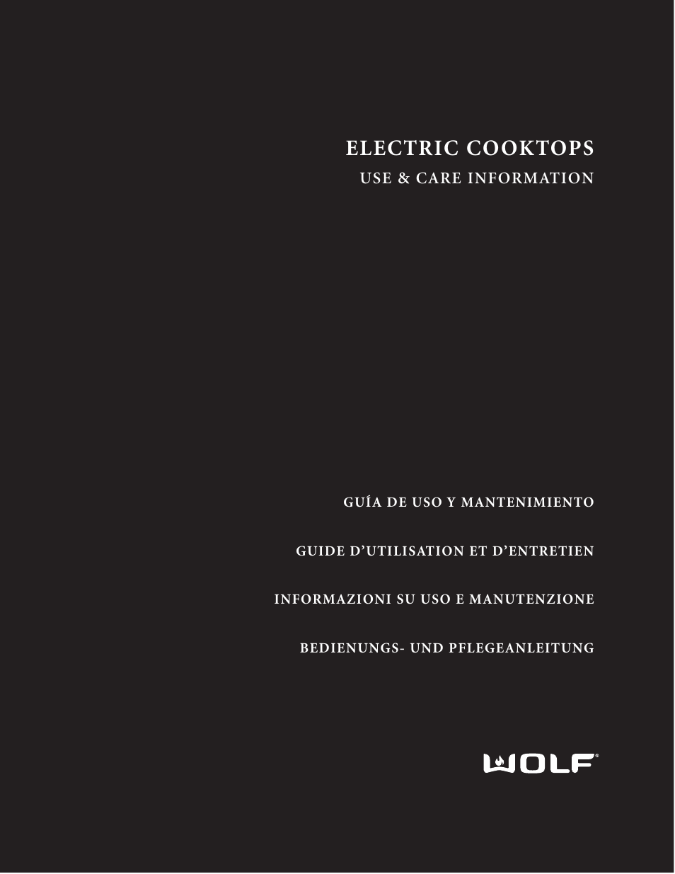 Wolf ICBCT36EU User Manual | 94 pages