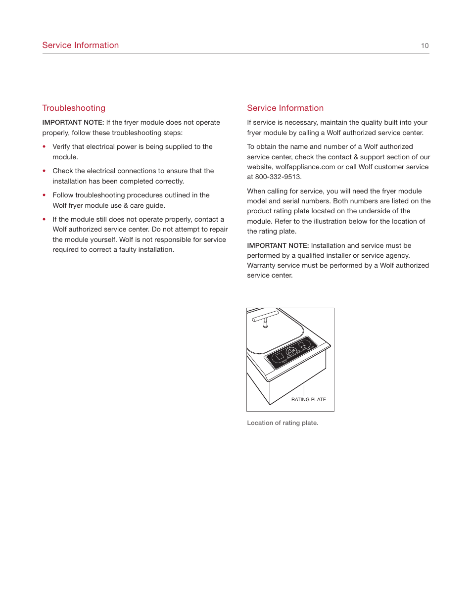 Wolf IF15/S User Manual | Page 10 / 12