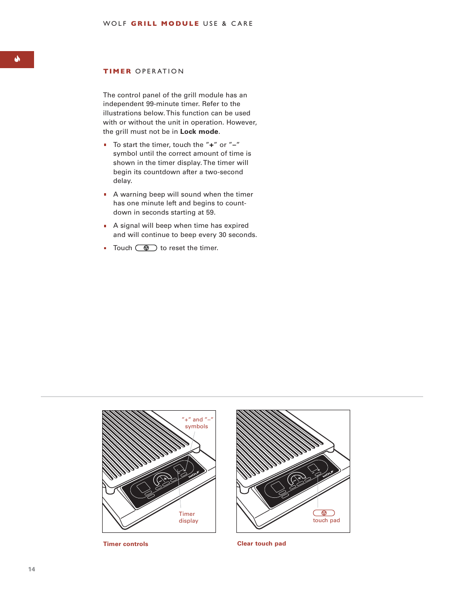 Wolf Grill Module ICBIG15 User Manual | Page 14 / 60