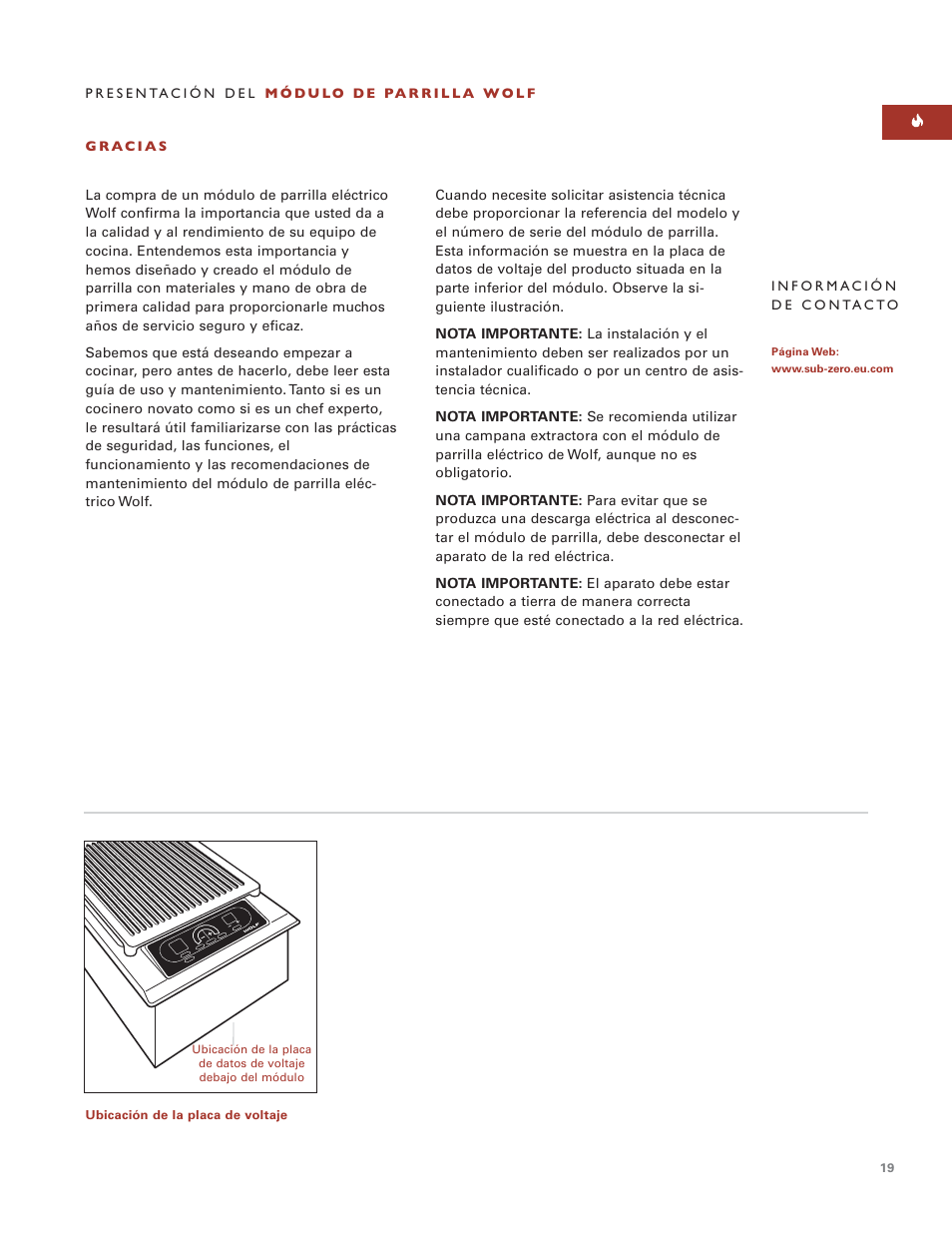 Wolf Grill Module ICBIG15 User Manual | Page 19 / 60