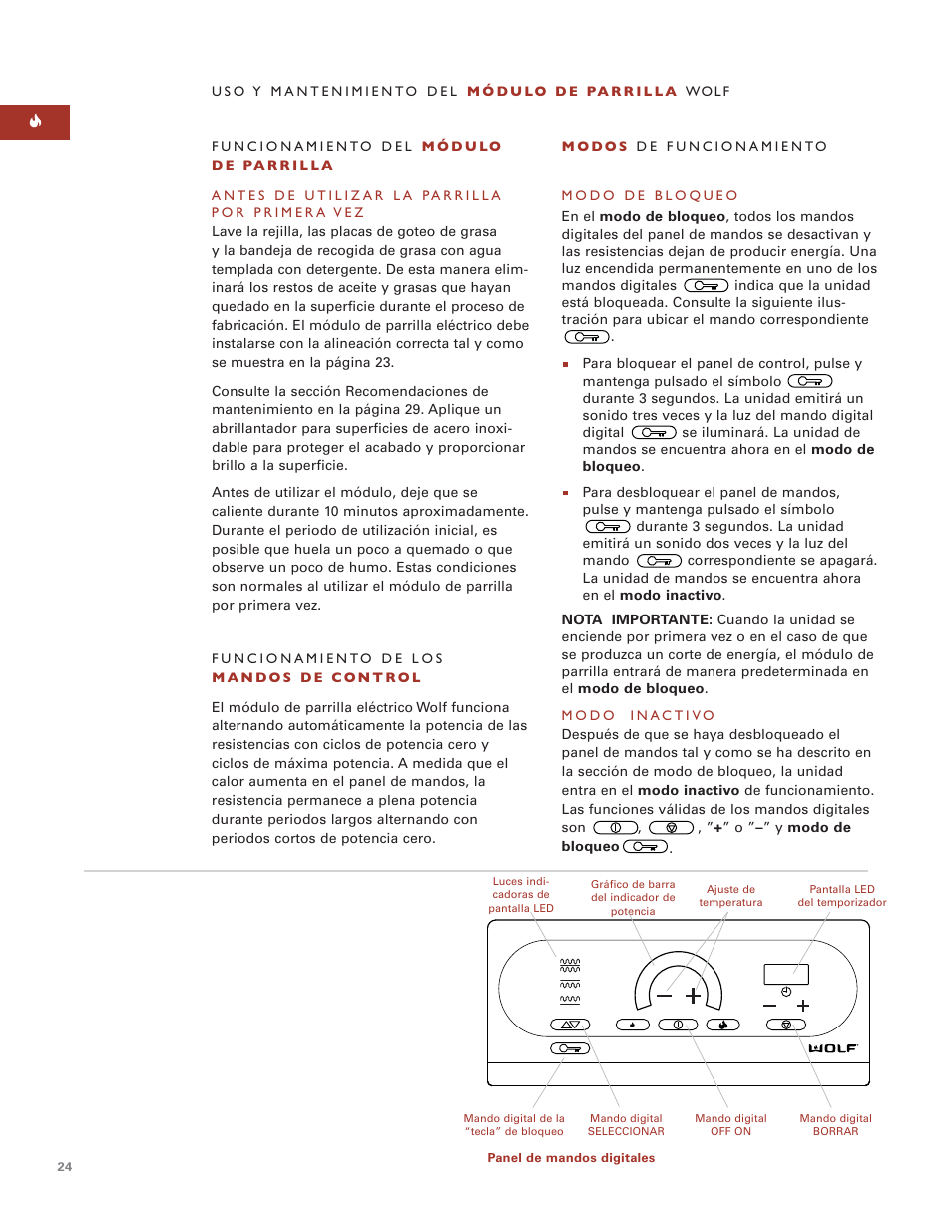 Wolf Grill Module ICBIG15 User Manual | Page 24 / 60