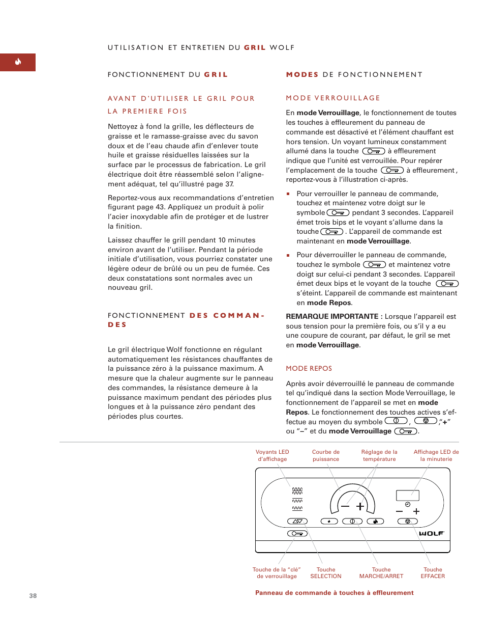 Wolf Grill Module ICBIG15 User Manual | Page 38 / 60