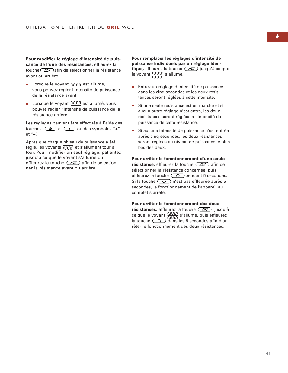 Wolf Grill Module ICBIG15 User Manual | Page 41 / 60