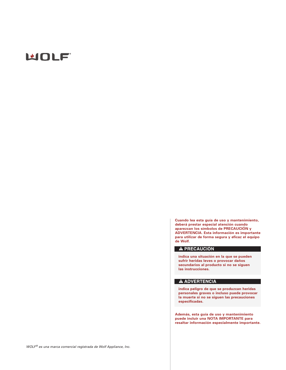 Wolf Induction s ICBCT30IU User Manual | Page 23 / 100