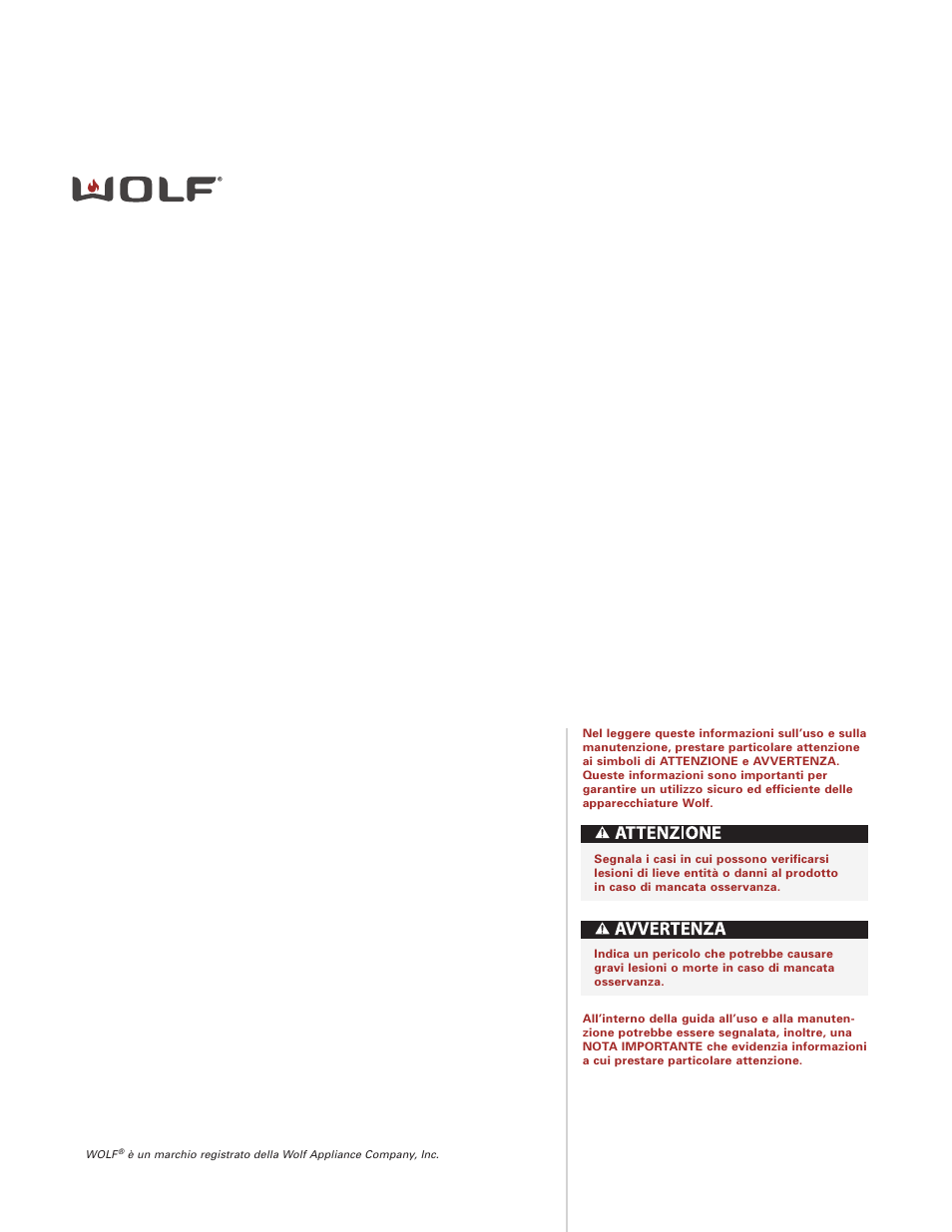 Wolf Induction s ICBCT30IU User Manual | Page 61 / 100
