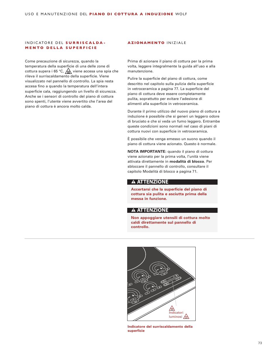 Wolf Induction s ICBCT30IU User Manual | Page 73 / 100