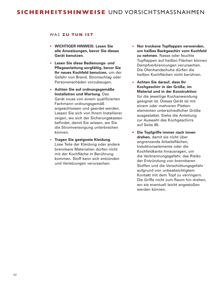 Wolf Induction s ICBCT30IU User Manual | Page 82 / 100