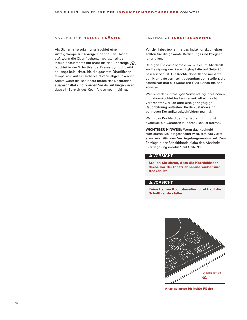 Wolf Induction s ICBCT30IU User Manual | Page 92 / 100