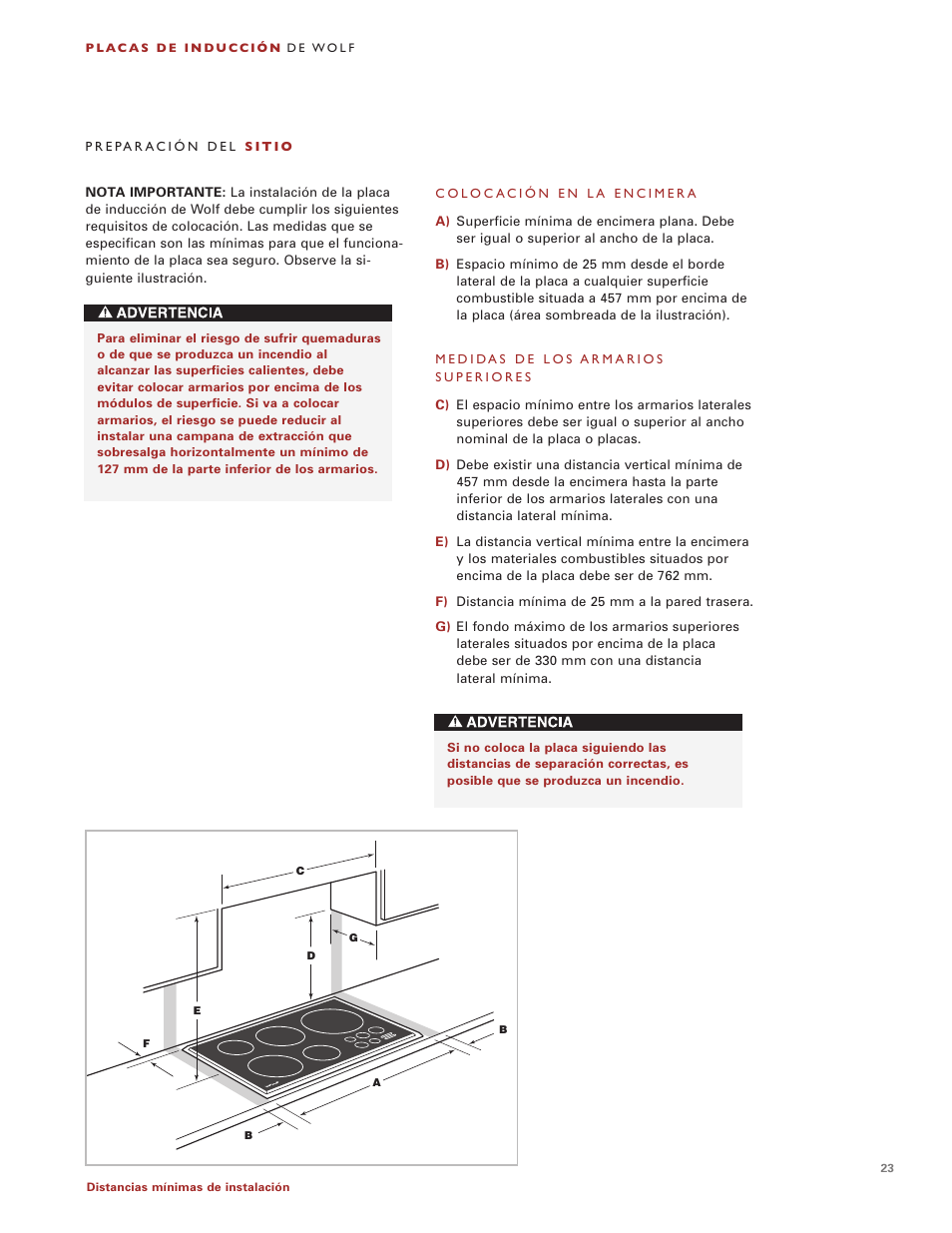 Wolf Induction s ICBCT30I User Manual | Page 23 / 88