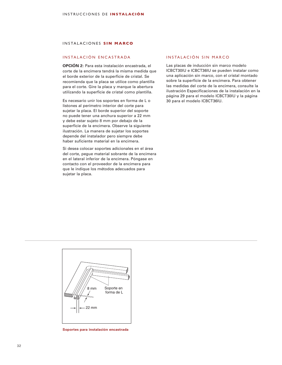 Wolf Induction s ICBCT30I User Manual | Page 32 / 88