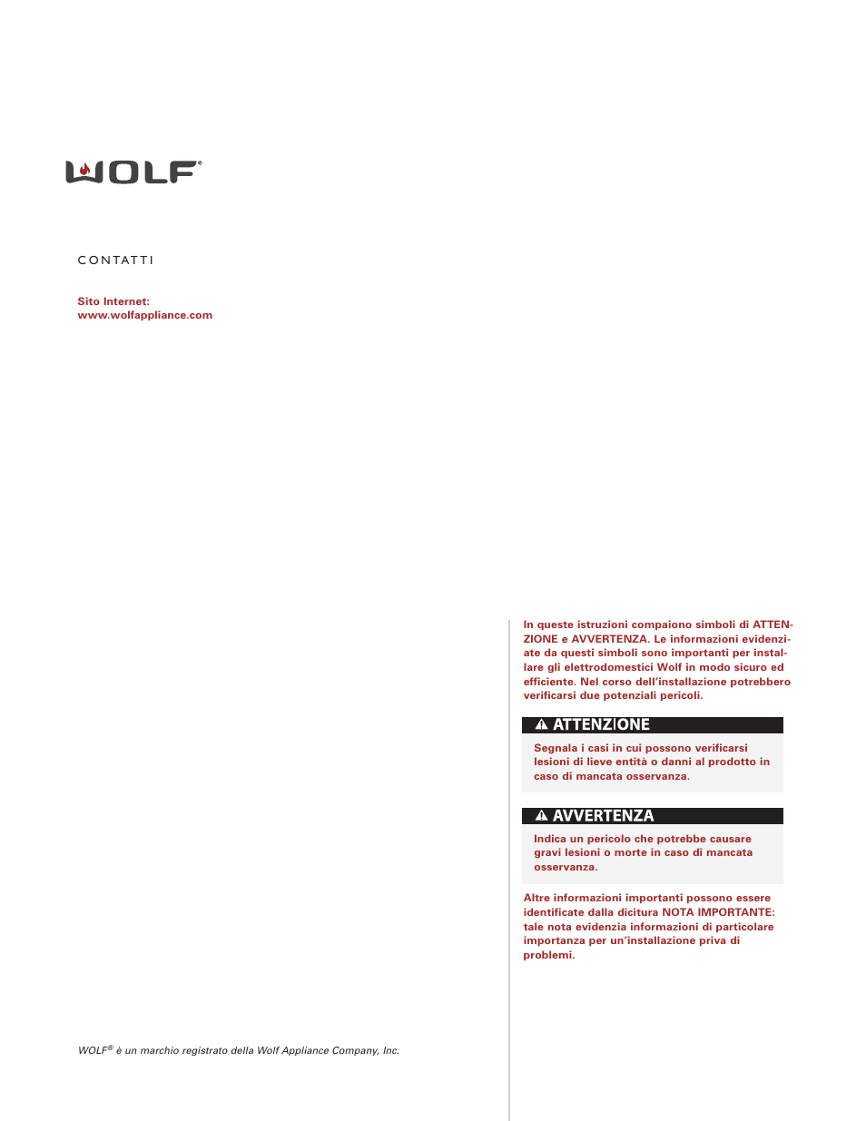 Wolf Induction s ICBCT30I User Manual | Page 55 / 88
