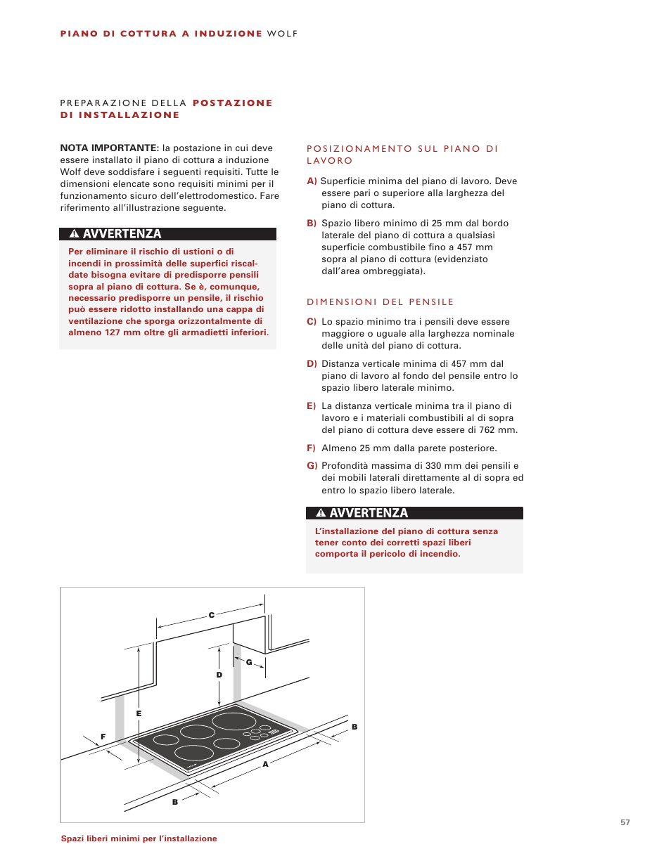 Wolf Induction s ICBCT30I User Manual | Page 57 / 88