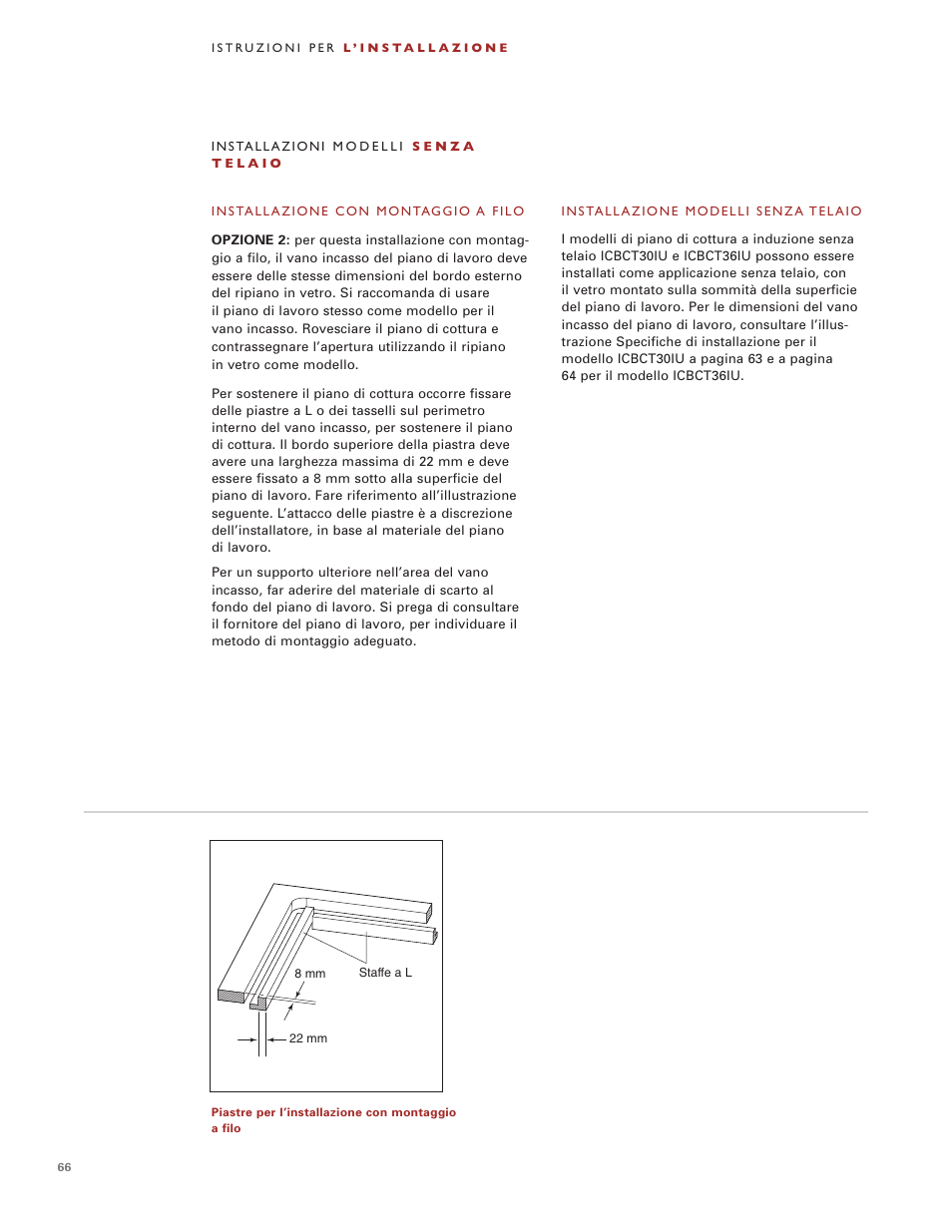 Wolf Induction s ICBCT30I User Manual | Page 66 / 88