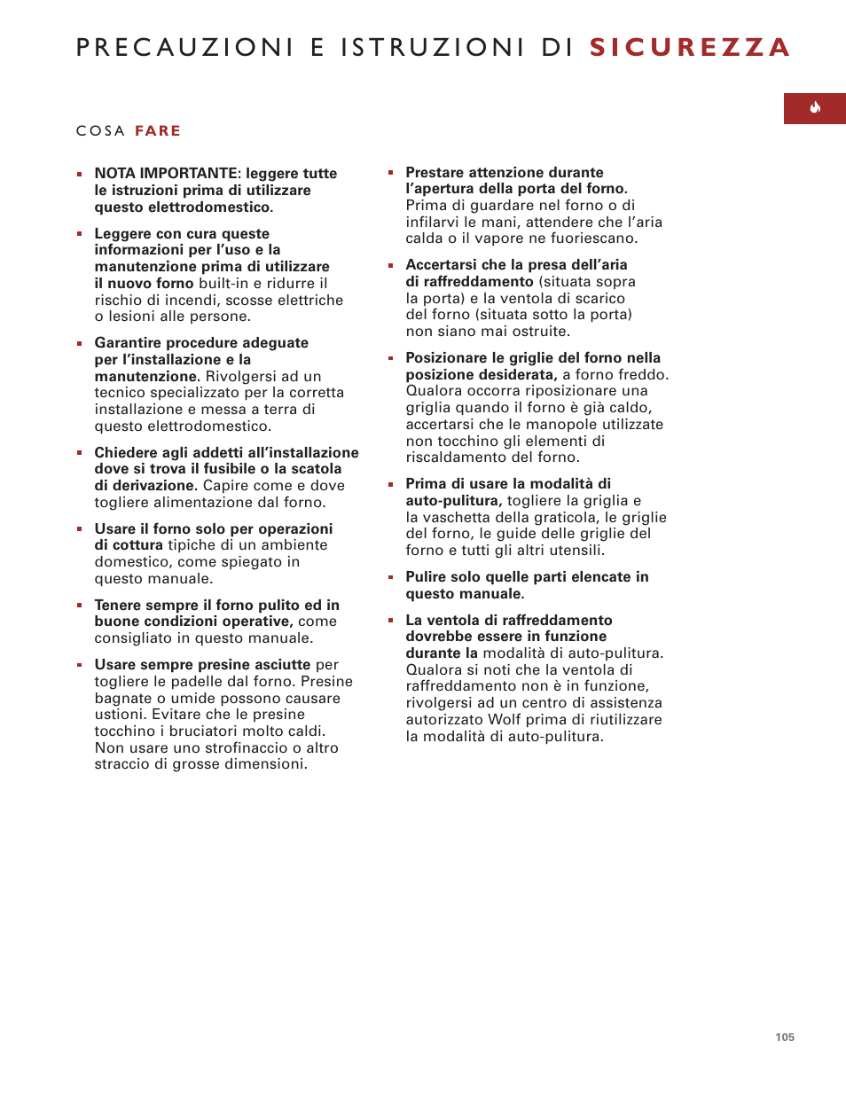 Wolf ICBSO30-2F/S User Manual | Page 105 / 169