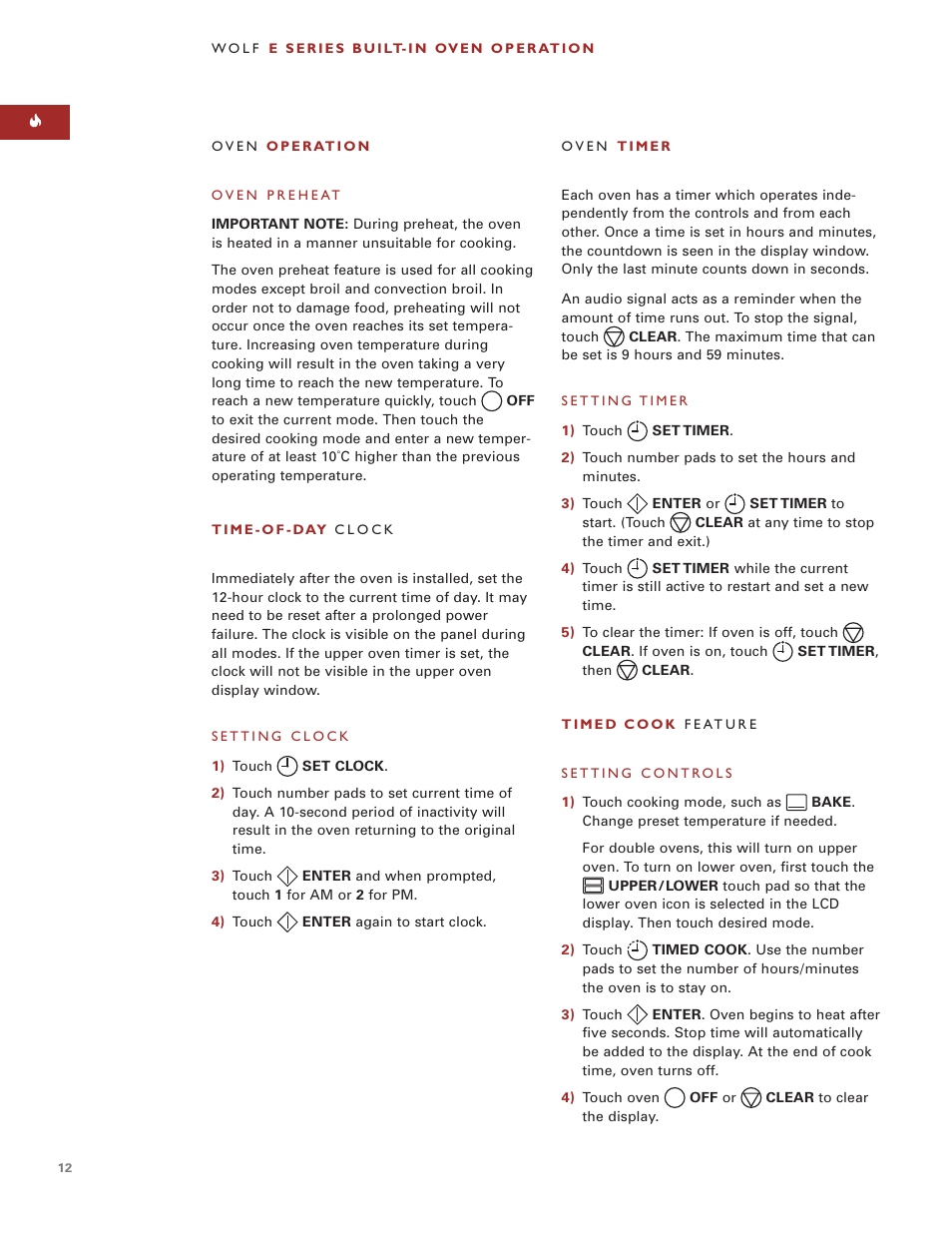 Wolf ICBSO30-2F/S User Manual | Page 12 / 169