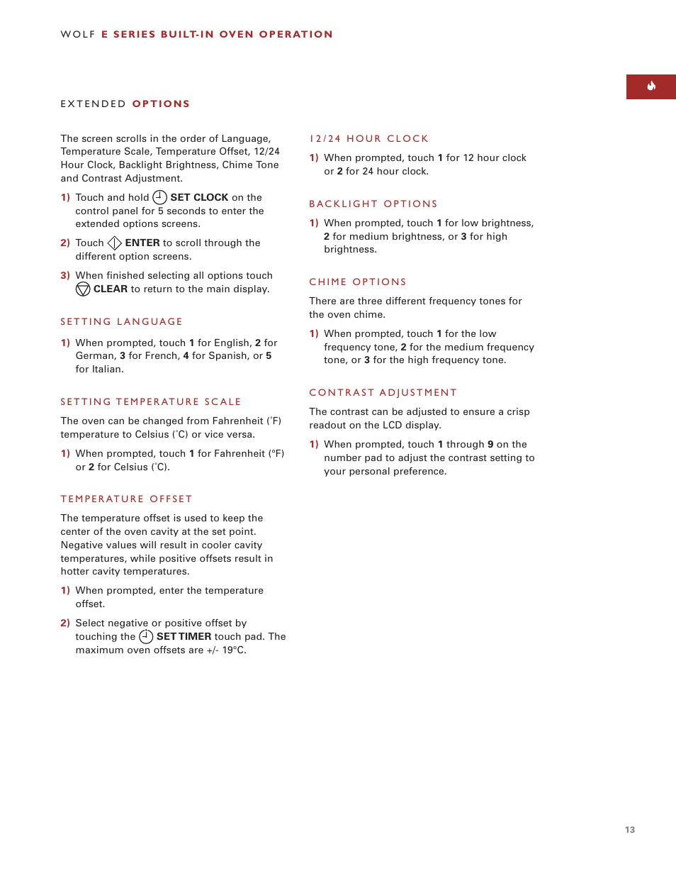 Wolf ICBSO30-2F/S User Manual | Page 13 / 169