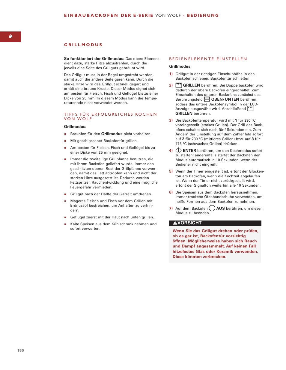 Wolf ICBSO30-2F/S User Manual | Page 150 / 169