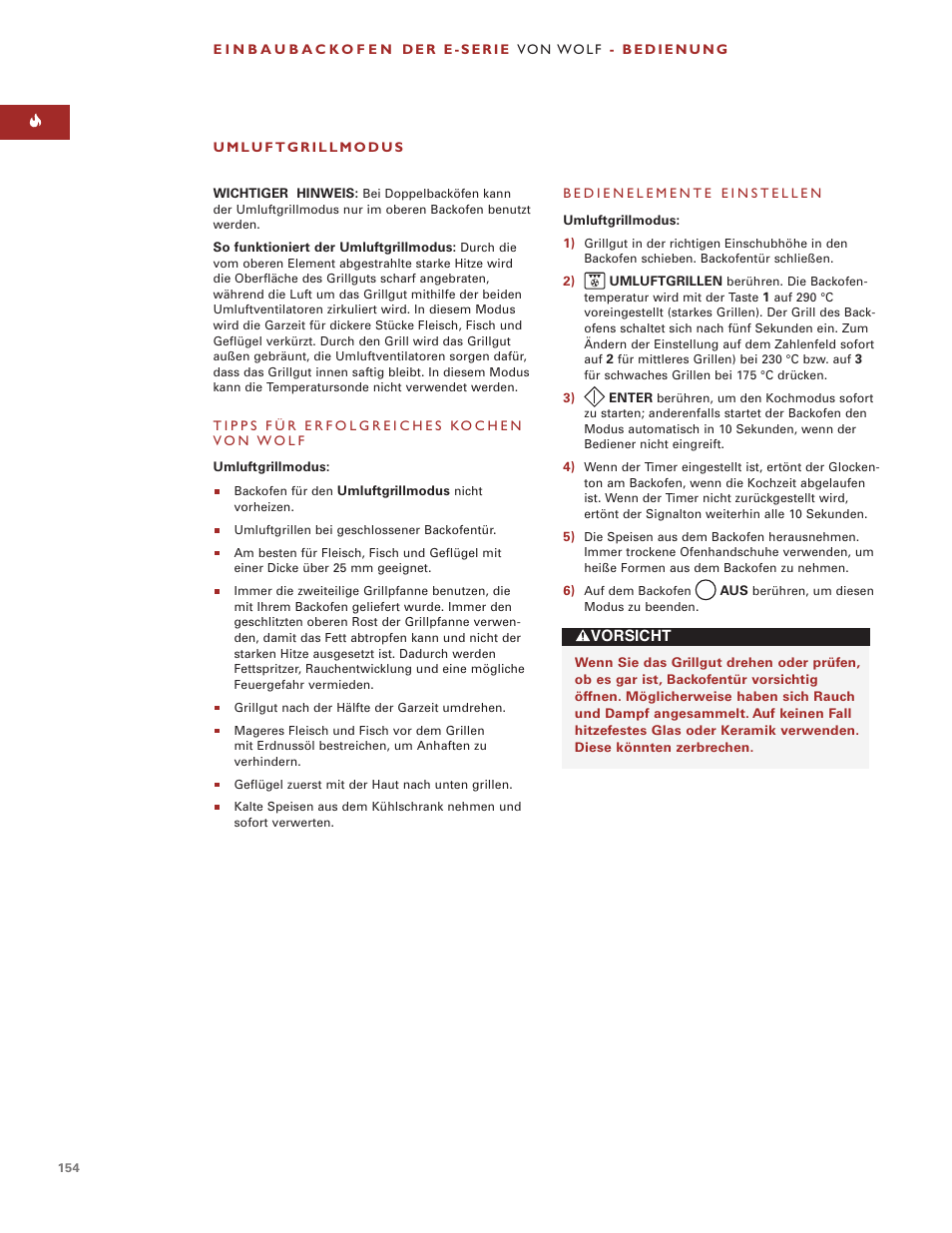 Wolf ICBSO30-2F/S User Manual | Page 154 / 169