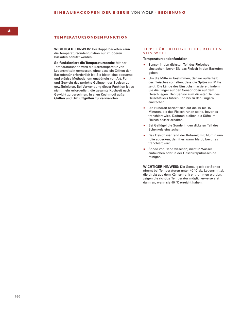 Wolf ICBSO30-2F/S User Manual | Page 160 / 169