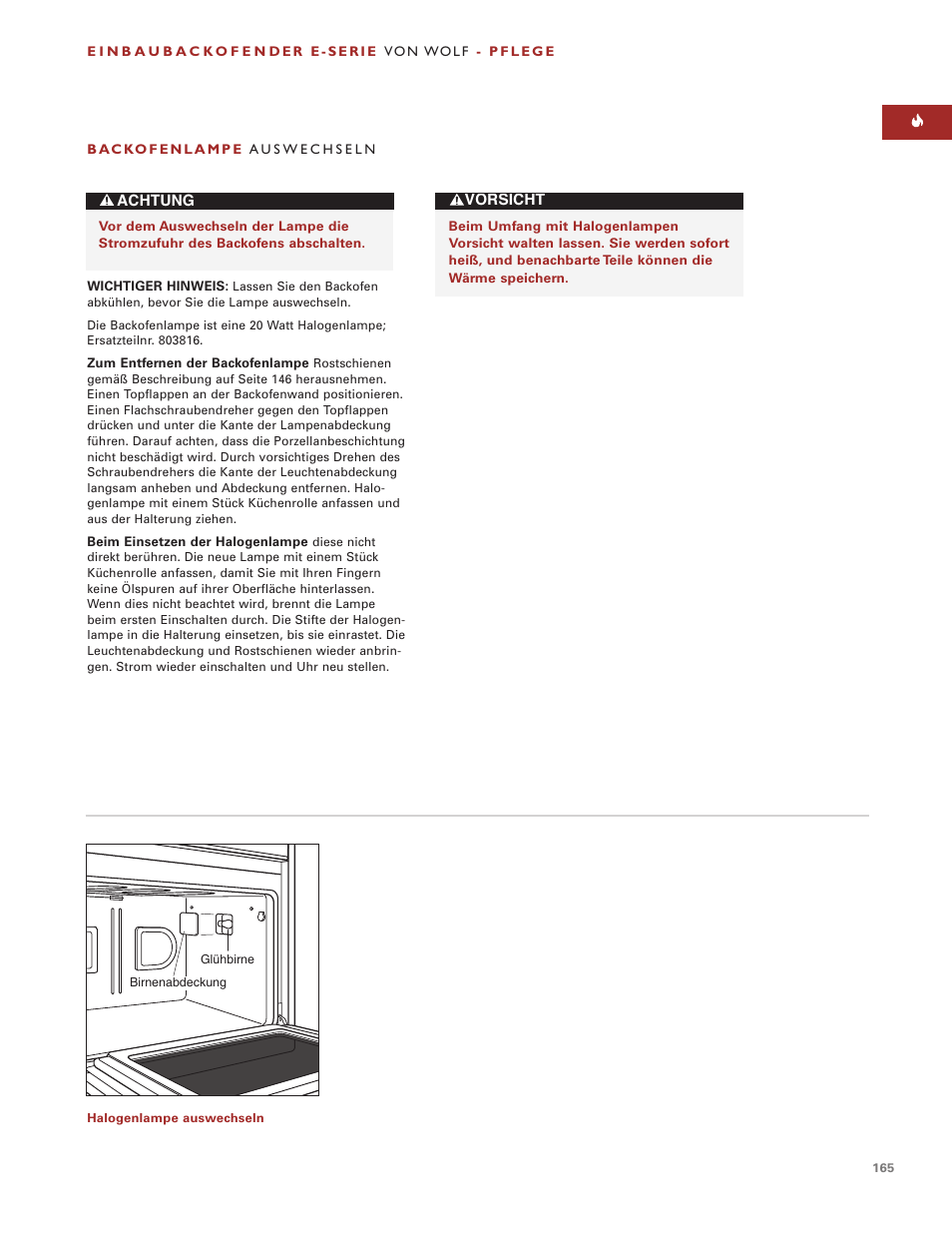 Wolf ICBSO30-2F/S User Manual | Page 165 / 169