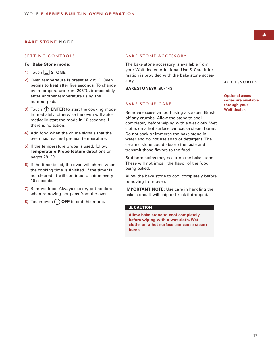Wolf ICBSO30-2F/S User Manual | Page 17 / 169