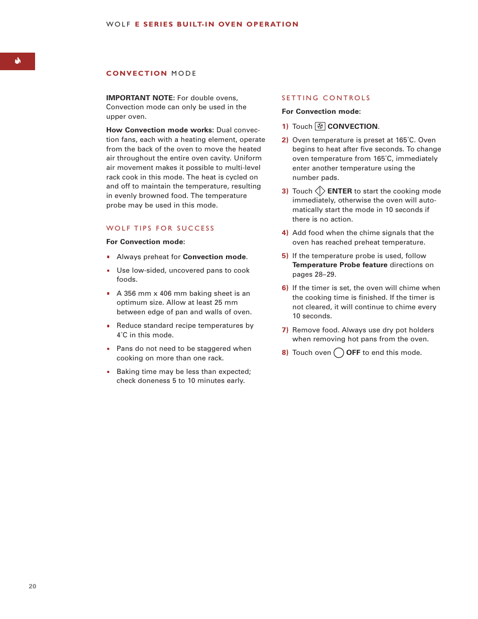 Wolf ICBSO30-2F/S User Manual | Page 20 / 169