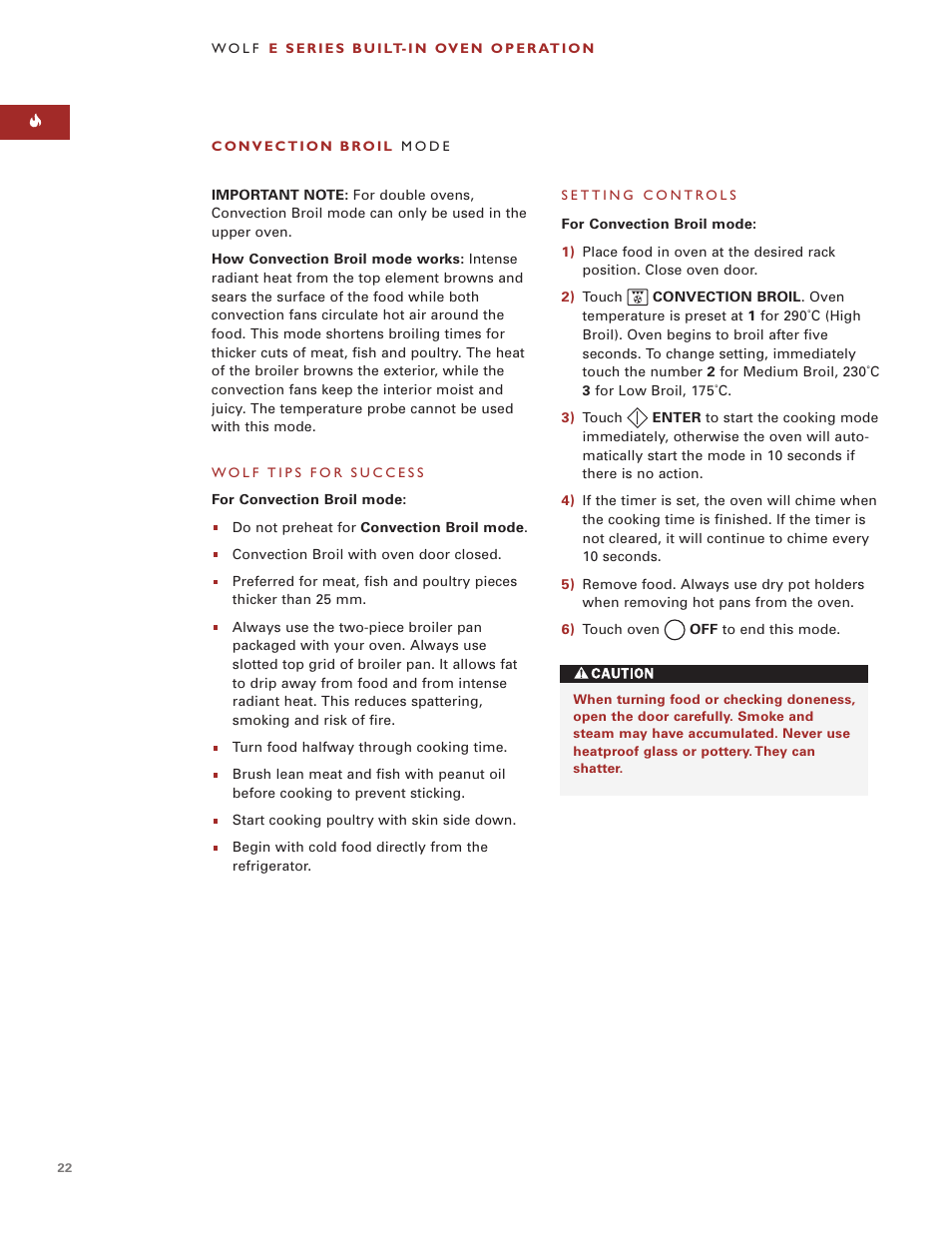 Wolf ICBSO30-2F/S User Manual | Page 22 / 169