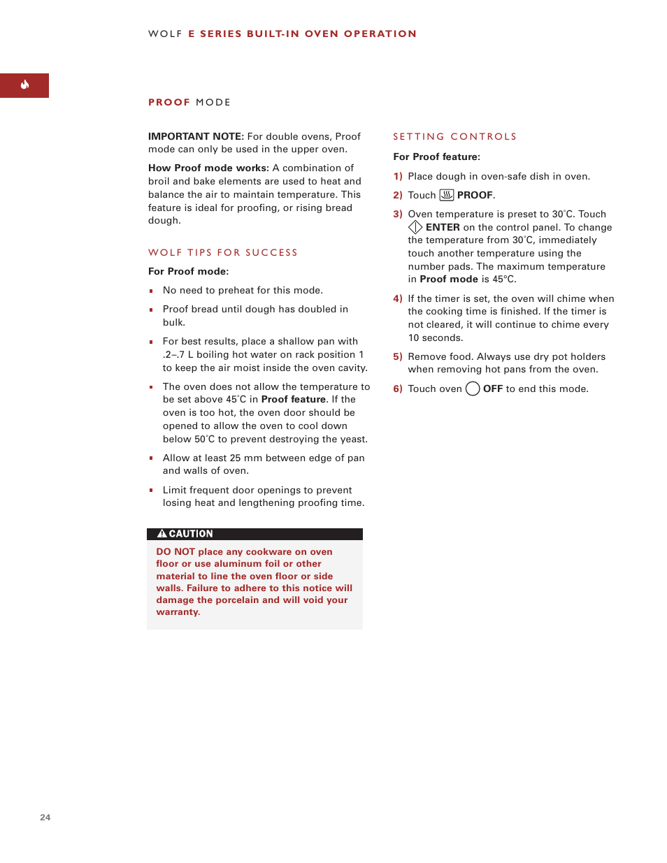 Wolf ICBSO30-2F/S User Manual | Page 24 / 169