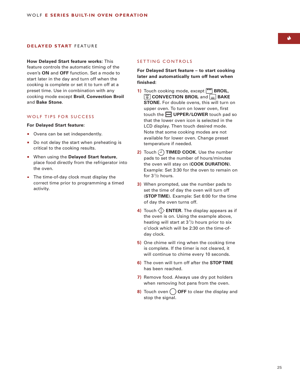 Wolf ICBSO30-2F/S User Manual | Page 25 / 169