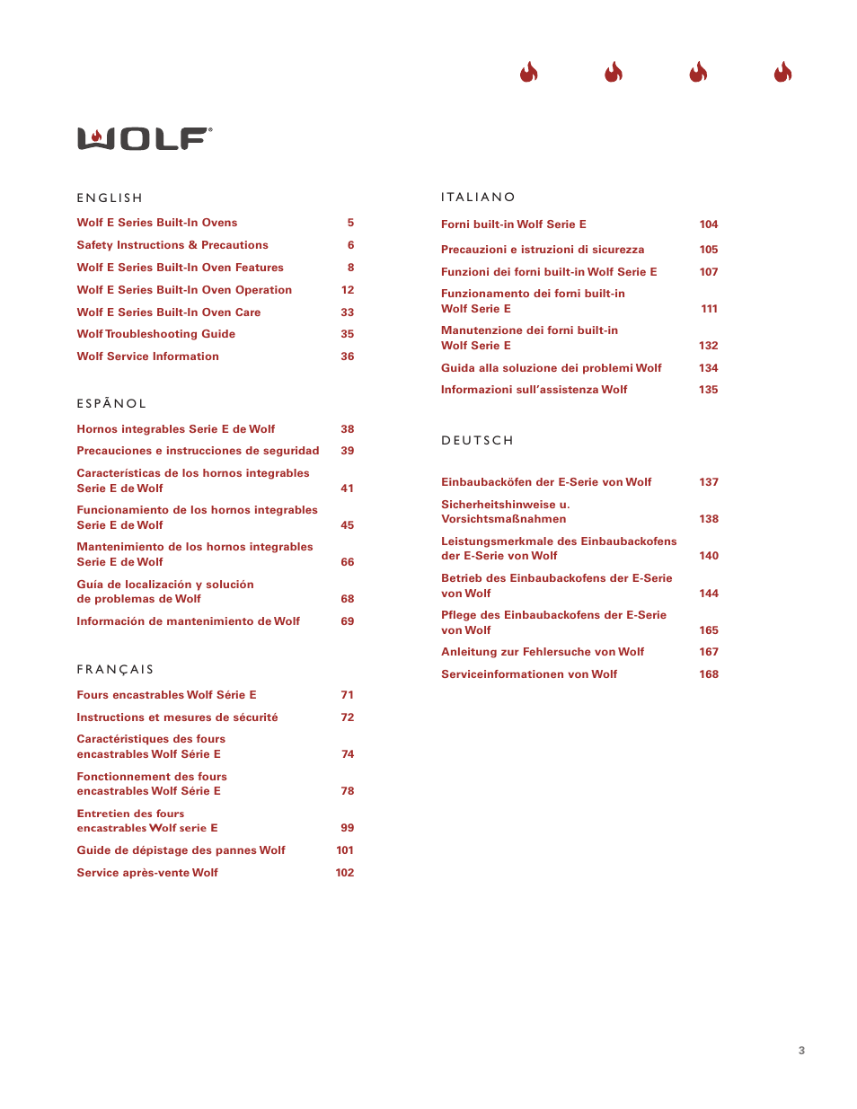 Wolf ICBSO30-2F/S User Manual | Page 3 / 169