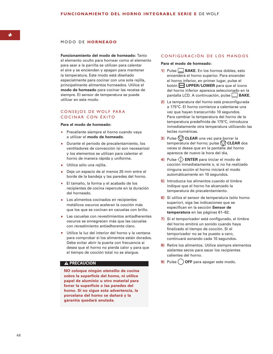 Wolf ICBSO30-2F/S User Manual | Page 48 / 169