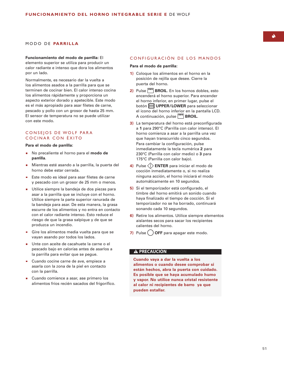 Wolf ICBSO30-2F/S User Manual | Page 51 / 169