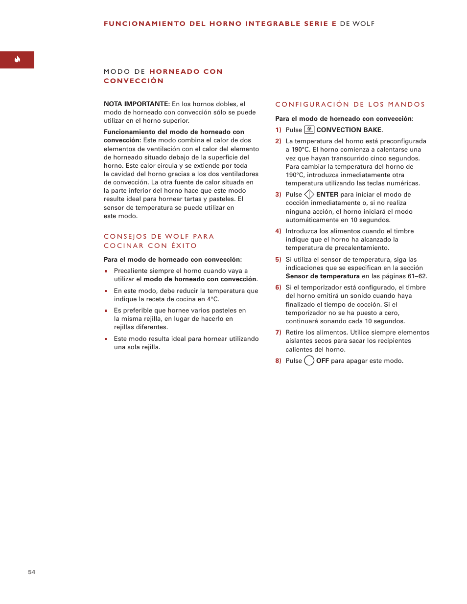 Wolf ICBSO30-2F/S User Manual | Page 54 / 169