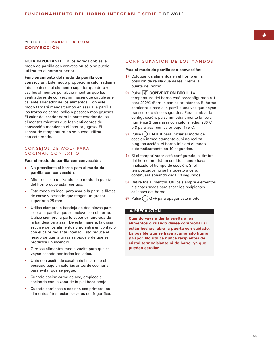 Wolf ICBSO30-2F/S User Manual | Page 55 / 169