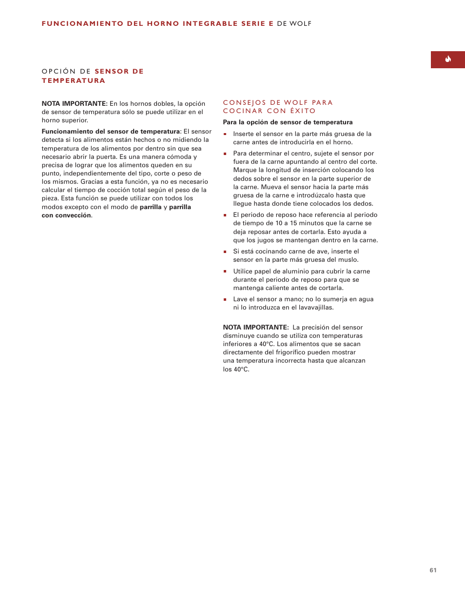 Wolf ICBSO30-2F/S User Manual | Page 61 / 169