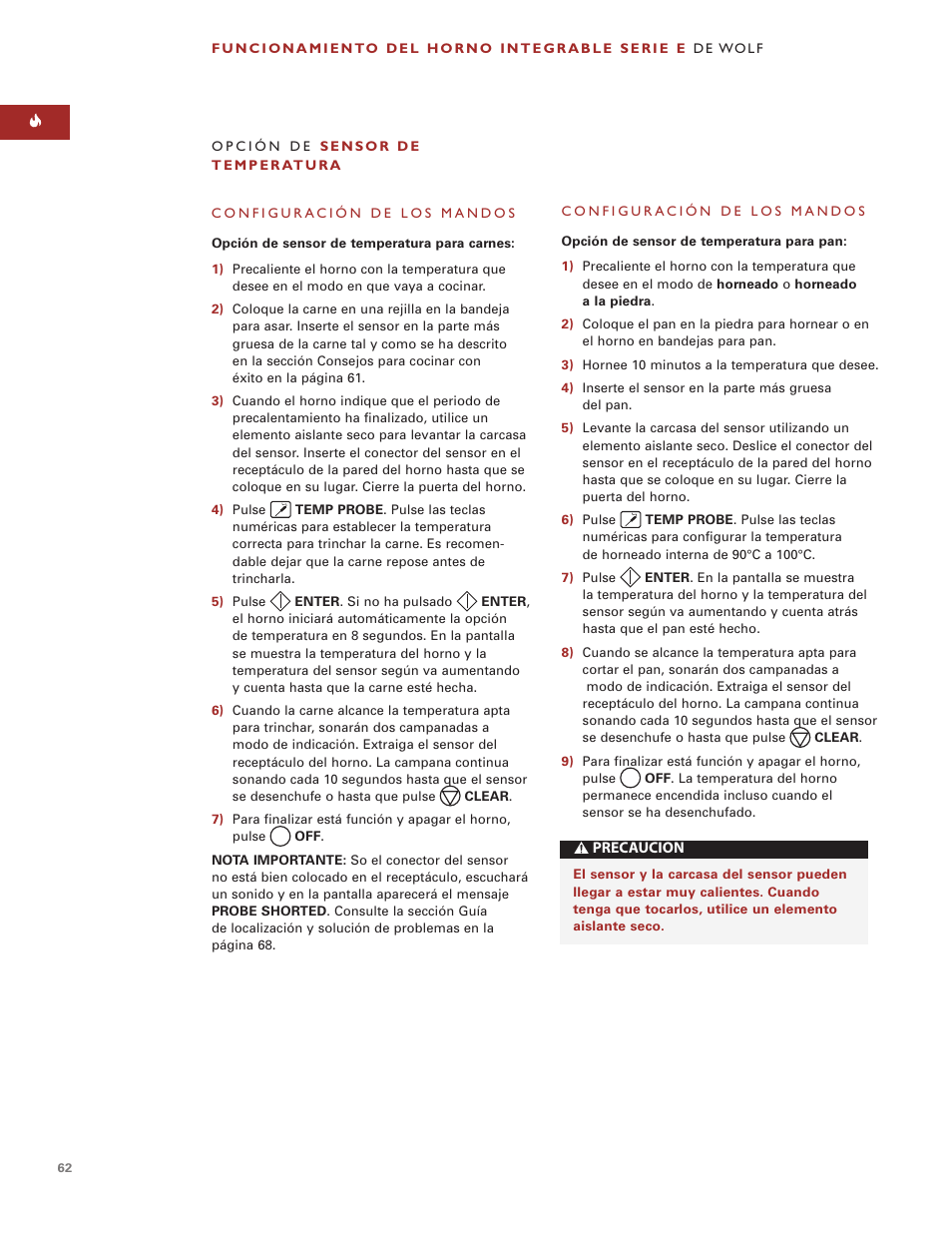 Wolf ICBSO30-2F/S User Manual | Page 62 / 169