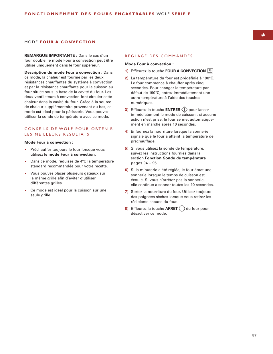 Wolf ICBSO30-2F/S User Manual | Page 87 / 169
