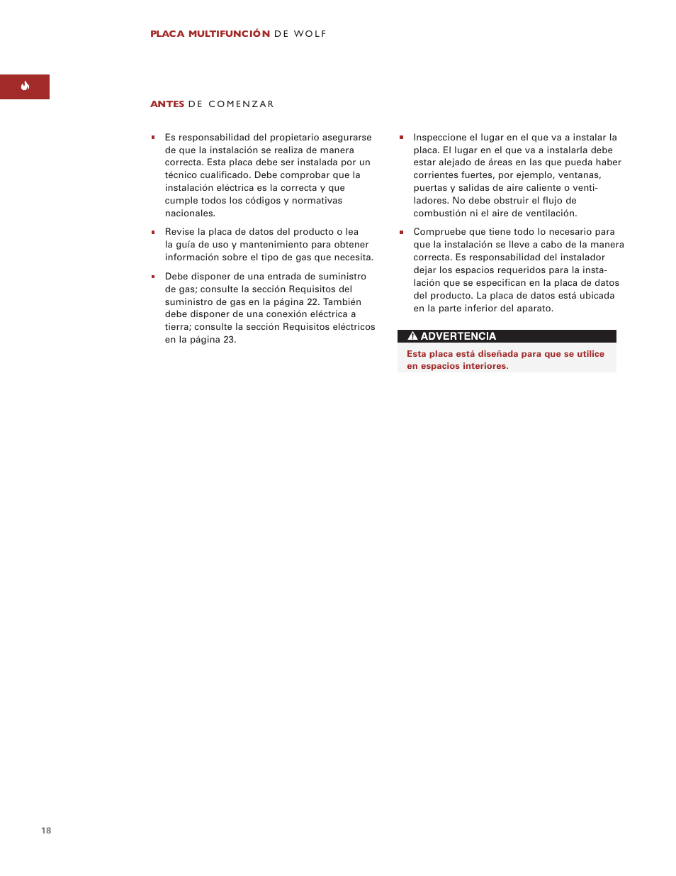Wolf Multi-Function Cooktop User Manual | Page 17 / 63