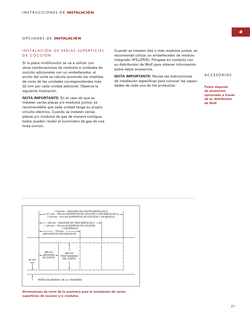 Wolf Multi-Function Cooktop User Manual | Page 20 / 63