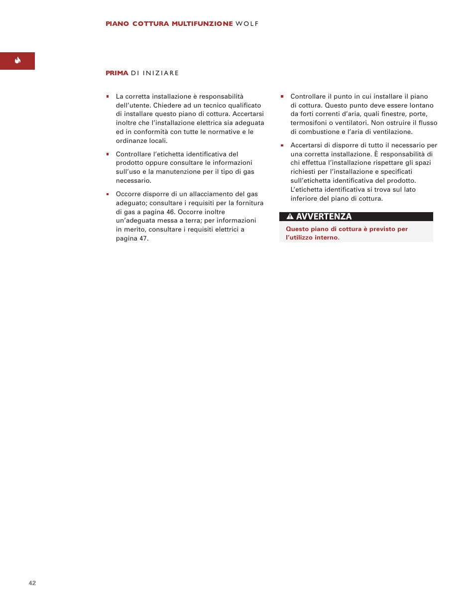 Wolf Multi-Function Cooktop User Manual | Page 41 / 63